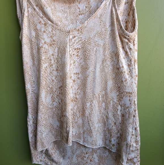 Free people 10 snake skin pattern scoop neck tank top - Picture 9 of 12